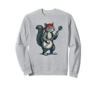 Squirrel Cute Banjo Picker Music Sweatshirt