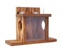 Squirrel Feeder House - 35.2x12.8x24cm Portable Squirrel Feeder Box, | Chipmunk House Box, Easy to Fill Chipmunk Feeders | Reusable Wild Feeding Houses and Accessories for Outside and Garden