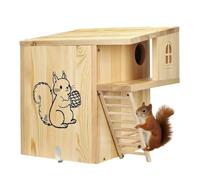 Squirrel Feeders for - Outside Wooden Shelter Wooden Squirrel Feeders Anti
