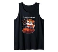 Squirrel Finally I'm on a Date Funny Kawaii Anime Cute Débardeur