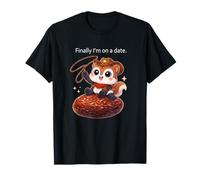 Squirrel Finally I'm on a Date Funny Kawaii Anime Cute T-Shirt