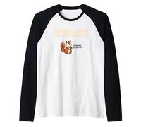 Squirrel Game Don't Look at The Squirrel Funny Manche Raglan