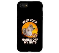 Squirrel Hey Keep, ton drôle et sarcastique amoureux des écureuils au coucher du soleil Coque pour iPhone SE (2020) / 7 / 8