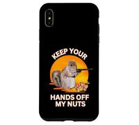 Squirrel Hey Keep, ton drôle et sarcastique amoureux des écureuils au coucher du soleil Coque pour iPhone XS Max