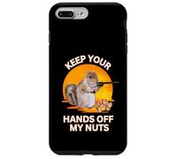 Squirrel Hey Keep, ton drôle et sarcastique amoureux des écureuils au coucher du soleil Coque pour iPhone 7 Plus/8 Plus