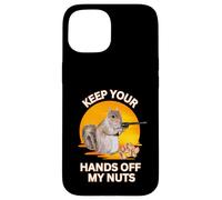 Squirrel Hey Keep, ton drôle et sarcastique amoureux des écureuils au coucher du soleil Coque pour iPhone 15