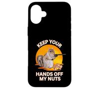 Squirrel Hey Keep, ton drôle et sarcastique amoureux des écureuils au coucher du soleil Coque pour iPhone 16 Plus
