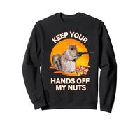 Squirrel Hey Keep, ton drôle et sarcastique amoureux des écureuils au coucher du soleil Sweatshirt