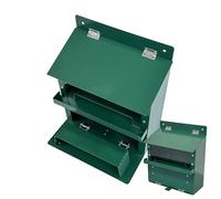 Squirrel Pique-nique Table Feeder - Station d'alimentation pour animaux d'extérieur pour chipmunks, canards, oiseaux | Décore de cour résistant aux intempéries, table de ravitaillement alimentaire