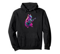 Squirrel Play Guitar | Rock Star | Squirrel Rock Music Sweat à Capuche