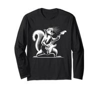 Squirrel Playing Guitar Squirrel Rock And Roll Squirrel Rock Manche Longue