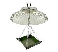 Squirrel Proof Bird Feeder - Weather Resistant Hanging Station, Seed Dispenser with Anti Intrusion Design System, Garden Wildlife, Attraction Device, Feeding Accessory for Patio Balcony Nature Viewing