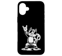 Squirrel Punk Rock Rocker Heavy Metal Coque pour iPhone 16 Plus