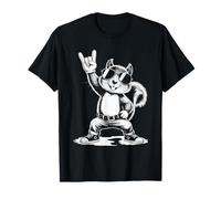 Squirrel Punk Rock Rocker Heavy Metal T-Shirt