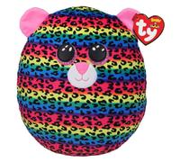 TY- Squish a boos-Coussin Dotty Le léopard 40cm, TY39186, Multicolore