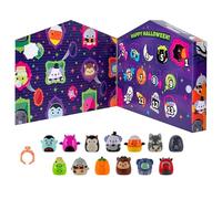 Squish-a-longs Calendrier de compte à rebours d'Halloween - Comprend 13 mini-Squish (vague 3) - Calendrier d'Halloween Squishmallows - Brille dans le noir - Figurines effrayantes