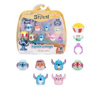 Squish-a-longs Disney Stitch Mini-Squish + Accessory 6-Pack (Slumber Party) St