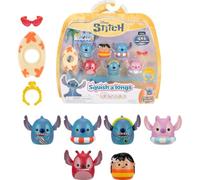 Squish-a-longs Disney Stitch Mini-Squish + Accessory 6-Pack | (Surfside Splash)