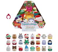 Squish-a-longs Holiday 2026 Advent Calendar - Includes 24 Mini-Squish | 24 x 2.5cm mini-squishies - collect, trade, and play.