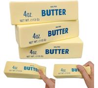 Squish Toys, Slow Rebound Cute Butter Squeeze Stress Balls, 2026 New Squeeze Ball Realistic Butter Stick Soft Squeeze Toys, Scented Stress Relief for Anxiety ADHD (3Pcs)