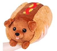 Squishable - Mini Teckel Hot Dog - Collection SynthiSquish - 30 cm - Peluche Douce Objet de Collection