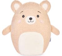 SQUISHBRUBIES Bruno l'Ours - 35 cm Peluche - Peluche super douce - Ours en peluche à câliner, à offrir ou à collectionner - Teddy Bear Beige