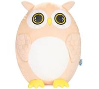 SQUISHBRUBIES Oliver Le Hibou - 35 cm Peluche - Peluche Super Douce - Peluche à Câliner, à Offrir et à Collectionner - Marron