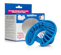 Squishface Nub Brush - Brosse de bain en silicone pour chien et brosse de toilettage en caoutchouc | Réduit la trottinette, nettoie les queues de tire-bouchon, les poils piégés et les plis de la peau