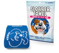 Squishface Serviette Slobber Towel épaisse et durable pour chien - 100 % coton, doux et doux, grand tissu doux et durable de 58,4 x 30,5 cm - Parce que le slobber de votre ami à fourrure mérite le