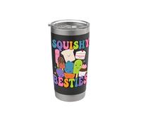 Squishies Life Is Better W Friends Squishy Sweets Besties Gobelet isotherme en acier inoxydable double paroi