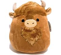 Squishmallow Peluche officielle Kellytoy à collectionner Farm Squad Animaux doux (Bison Wilfred, 20,3 cm)