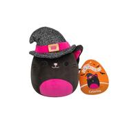 Squishmallows 19,1 cm Catarina Le Chapeau Noir avec Chat sorcière en Peluche Halloween