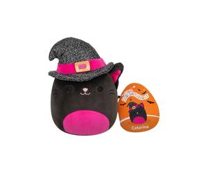 Squishmallows 19,1 cm Catarina Le Chapeau Noir avec Chat sorcière en Peluche Halloween