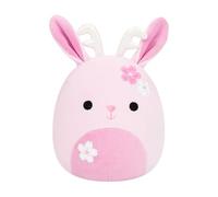Squishmallows Akiyo la Jackalope Fleur de Cerisier Rose Original 19 cm