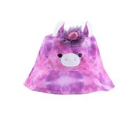 Squishmallows Bonnet Fille, Chapeau Eté Lola Licorne, Chapeau De Soleil avec Oreilles Et Corne 3D, Taille Unique, Violet