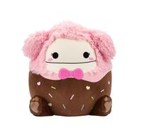 Squishmallows Brina Bigfoot Rose Trempée dans Le Chocolat Original de 40 cm - Peluche de la Saint-Valentin Officielle Jazwares