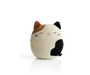 Squishmallows Cam The Cat Plush Haut-Parleur Portable en Peluche Portée Bluetooth 10 m Contrôle du Volume Son Riche Haut-Parleur stéréo Couplage Automatique Rapide et Facile Boutons de Lecture, Pause