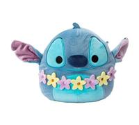 Squishmallows Collier Stitch avec fleur, peluche de 16,5 cm