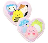 Squishmallows Coussin carré Officiel Motif Flash - Super Doux, réversible et Double Face, Parfait pour Toute Chambre, canapé ou lit, 34 x 30 cm.