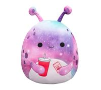 Squishmallows Daxxon l’Extraterrestre Violet avec Un bob Original de 30 cm