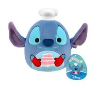 Squishmallows Disney Stitch Peluche avec écouteurs, 16,5 cm, multicolore, super douce à collectionner