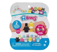 Squishmallows FigBands, Bracelets 2-en-1 avec Figurine, Série 1, 12 Personnages à Collectionner, 2 Figurines Mystérieuses