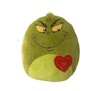 Squishmallows Grinch original de 61 cm avec cœur - Peluche officielle Jazwares (taille Jumbo)