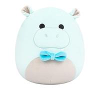 Squishmallows Hank l’Hippopotame tilleur avec Un nœud Papillon Original de 19 cm