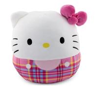 Squishmallows Hello Kitty Plaid Rouge 20,3 cm