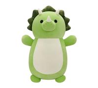 Squishmallows HugMees Original Tristan The Green Triceratops Peluche officielle Jazwares Grande taille 66 cm