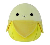 Squishmallows Junie Yellow Banana - Peluche officielle Kelly Toy - Grande taille - 35,6 cm