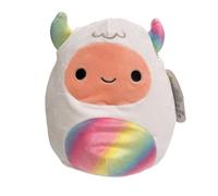 Squishmallows Kellytoy SQX21-8AST-C Poupée de Noël en peluche Yuri The Yeti, 20,3 cm, multicolore