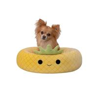 Squishmallows Lit Officiel Maui pour Animal Domestique en Forme d'ananas 50,8 cm - Petit lit en Peluche Ultra Doux