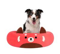 Squishmallows Lit Original pour Animal Domestique Cici Le Panda Rouge 61 cm - Lit en Peluche Ultra Doux pour Animal Domestique